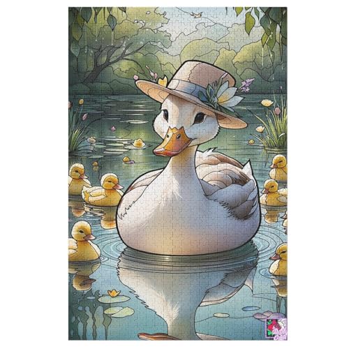 Ente Holzpuzzle 1000 Teile Klassische Puzzles Erwachsene Kinder Puzzle DIY Kit Holzspielzeug Einzigartiges Geschenk 78×53cm Ente Holzpuzzle 1000 Teile Klassische Puzzles Erwachsene Kinder Puzzle DIY Kit Holzspielzeug Einzigartiges Geschenk 78×53cm von LTTTT
