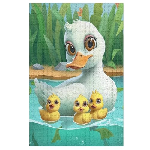 Ente Puzzle 1000 Teile, Holzpuzzle Herausforderndes Geschicklichkeitsspiel Für Die Ganze Familie, Kinder Erwachsenenpuzzle Ab 12 Jahren 78×53cm Ente Puzzle 1000 Teile, Holzpuzzle Herausforderndes Geschicklichkeitsspiel Für Die Ganze Familie, Kinder Erwachsenenpuzzle Ab 12 Jahren 78×53cm von LTTTT