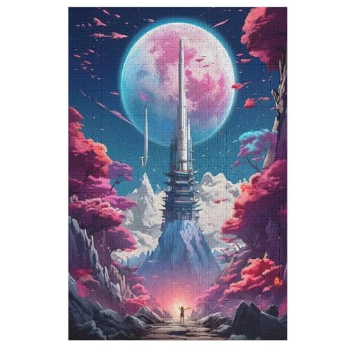 Fantasie-Mondlichtbaum Puzzles 1000 Teile Erwachsener Kniffel Spaß Für Die Ganze Familie, Holzpuzzle Kinder Erwachsene, Impossible Puzzle Schwer 78×53cm Fantasie-Mondlichtbaum Puzzles 1000 Teile Erwachsener Kniffel Spaß Für Die Ganze Familie, Holzpuzzle Kinder Erwachsene, Impossible Puzzle Schwer 78×53cm von LTTTT