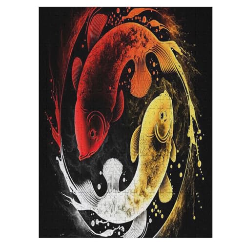 Fisch Holzpuzzle 500 Teile Klassische Puzzles Erwachsene Kinder Puzzle DIY Kit Holzspielzeug Einzigartiges Geschenk 55×41cm Fisch Holzpuzzle 500 Teile Klassische Puzzles Erwachsene Kinder Puzzle DIY Kit Holzspielzeug Einzigartiges Geschenk 55×41cm von LTTTT