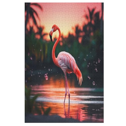 Flamingo Puzzles 1000 Teile Erwachsener Kniffel Spaß Für Die Ganze Familie, Holzpuzzle Kinder Erwachsene, Impossible Puzzle Schwer 78×53cm Flamingo Puzzles 1000 Teile Erwachsener Kniffel Spaß Für Die Ganze Familie, Holzpuzzle Kinder Erwachsene, Impossible Puzzle Schwer 78×53cm von LTTTT