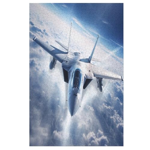 Flugzeug Kämpfer Puzzles 1000 Teile Erwachsener Kniffel Spaß Für Die Ganze Familie, Holzpuzzle Kinder Erwachsene, Impossible Puzzle Schwer 78×53cm Flugzeug Kämpfer Puzzles 1000 Teile Erwachsener Kniffel Spaß Für Die Ganze Familie, Holzpuzzle Kinder Erwachsene, Impossible Puzzle Schwer 78×53cm von LTTTT
