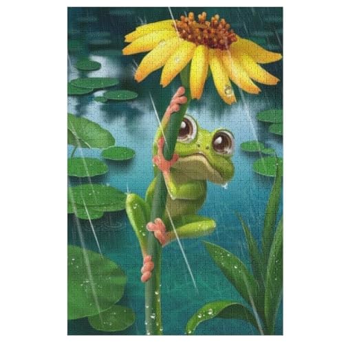 Frosch Puzzles 1000 Teile Erwachsener Kniffel Spaß Für Die Ganze Familie, Holzpuzzle Kinder Erwachsene, Impossible Puzzle Schwer 78×53cm Frosch Puzzles 1000 Teile Erwachsener Kniffel Spaß Für Die Ganze Familie, Holzpuzzle Kinder Erwachsene, Impossible Puzzle Schwer 78×53cm von LTTTT