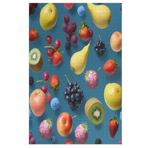 Frucht Puzzle Für Erwachsene,1000-teiliges Puzzles, Für Kinder,Holzpuzzle,Lernspielzeug, 78×53cm Frucht Puzzle Für Erwachsene,1000-teiliges Puzzles, Für Kinder,Holzpuzzle,Lernspielzeug, 78×53cm von LTTTT