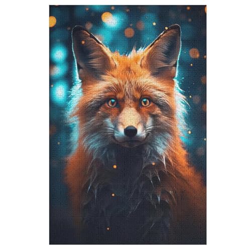 Fuchs-Puzzlespiel Aus Holz, 1000 Puzzleteile, Puzzle Für Teenager Und Erwachsene, Kreatives Spielzeug, Puzzles, 78×53cm Fuchs-Puzzlespiel Aus Holz, 1000 Puzzleteile, Puzzle Für Teenager Und Erwachsene, Kreatives Spielzeug, Puzzles, 78×53cm von LTTTT