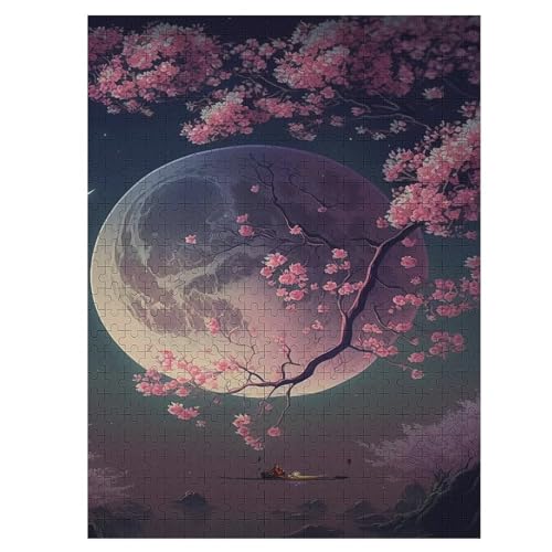 Für Erwachsene 500-Teiliges Kirschbaumkunst Japan -Puzzles, Holzbrett-Puzzle, Für Kinder, Geschenke, 55×41cm Für Erwachsene 500-Teiliges Kirschbaumkunst Japan -Puzzles, Holzbrett-Puzzle, Für Kinder, Geschenke, 55×41cm von LTTTT