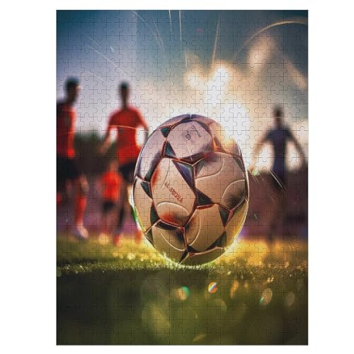Fußball 500 Teile Premium-Puzzles Für Erwachsene Kinder- Holzpuzzles Spaß Und Lernspiele - Perfekte Puzzle-Geschenke 55×41cm Fußball 500 Teile Premium-Puzzles Für Erwachsene Kinder- Holzpuzzles Spaß Und Lernspiele - Perfekte Puzzle-Geschenke 55×41cm von LTTTT
