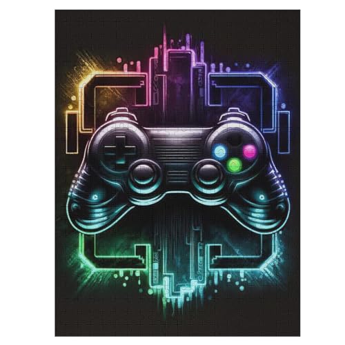 Gamepad 500 Teile Premium-Puzzles Für Erwachsene Kinder- Holzpuzzles Spaß Und Lernspiele - Perfekte Puzzle-Geschenke 55×41cm Gamepad 500 Teile Premium-Puzzles Für Erwachsene Kinder- Holzpuzzles Spaß Und Lernspiele - Perfekte Puzzle-Geschenke 55×41cm von LTTTT