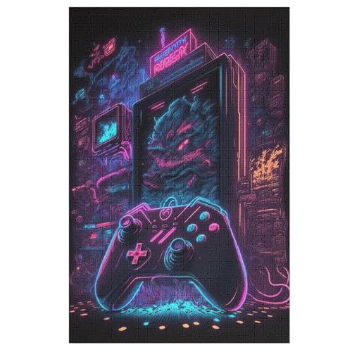 Gamepad Holzpuzzle Für Erwachsene Teenager Stress Abbauen Familien-Puzzlespiel Poster 1000-teiliges Puzzle Kinder Lernspiel 78×53cm Gamepad Holzpuzzle Für Erwachsene Teenager Stress Abbauen Familien-Puzzlespiel Poster 1000-teiliges Puzzle Kinder Lernspiel 78×53cm von LTTTT
