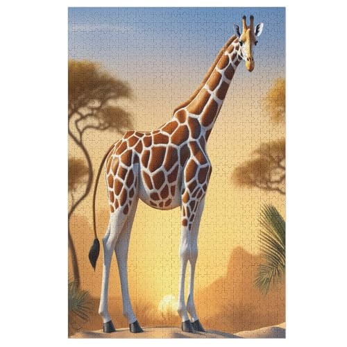Giraffe Puzzle 1000 Teile, Holzpuzzle Für Erwachsene Kinder, Impossible Puzzles, Geschicklichkeitsspiel Für Die Ganze Familie 78×53cm Giraffe Puzzle 1000 Teile, Holzpuzzle Für Erwachsene Kinder, Impossible Puzzles, Geschicklichkeitsspiel Für Die Ganze Familie 78×53cm von LTTTT