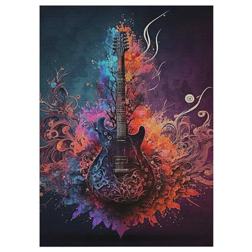 Gitarren Holzpuzzle 300 Teile,Puzzles Für Erwachsene, Impossible Puzzle, Kinder Legespiel 42×30cm Gitarren Holzpuzzle 300 Teile,Puzzles Für Erwachsene, Impossible Puzzle, Kinder Legespiel 42×30cm von LTTTT