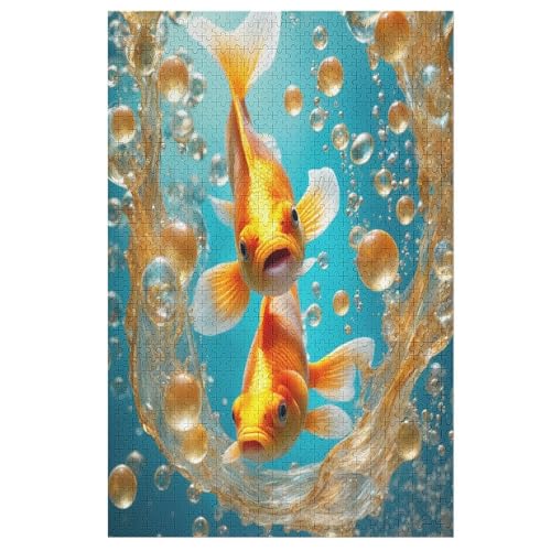 GoldFisch -Puzzle, 1000 Teile,Holzpuzzle Für Erwachsene Kinder, Lustiges Spielzeug, Denkspiel, Bildungsspiel, 78×53cm GoldFisch -Puzzle, 1000 Teile,Holzpuzzle Für Erwachsene Kinder, Lustiges Spielzeug, Denkspiel, Bildungsspiel, 78×53cm von LTTTT