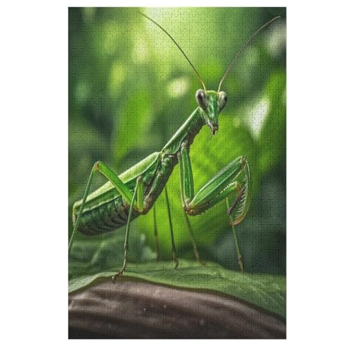 Gottesanbeterin Puzzles 1000 Teile Erwachsener Kniffel Spaß Für Die Ganze Familie, Holzpuzzle Kinder Erwachsene, Impossible Puzzle Schwer 78×53cm Gottesanbeterin Puzzles 1000 Teile Erwachsener Kniffel Spaß Für Die Ganze Familie, Holzpuzzle Kinder Erwachsene, Impossible Puzzle Schwer 78×53cm von LTTTT