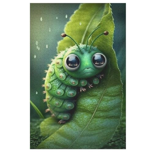 Green Katzeerpillar Holzpuzzle 1000 Teile, Knobelspiele Für Erwachsene, Teenager, Puzzles Unmögliche - Kinder Puzzle Zimmer Deko 78×53cm Green Katzeerpillar Holzpuzzle 1000 Teile, Knobelspiele Für Erwachsene, Teenager, Puzzles Unmögliche - Kinder Puzzle Zimmer Deko 78×53cm von LTTTT
