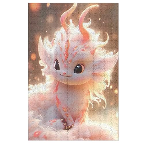 Holzpuzzle 1000 Teile, Cute Drachen Puzzles Erwachsene Und Kinder, Am Besten Für Die Familienspielsammlung 78×53cm Holzpuzzle 1000 Teile, Cute Drachen Puzzles Erwachsene Und Kinder, Am Besten Für Die Familienspielsammlung 78×53cm von LTTTT
