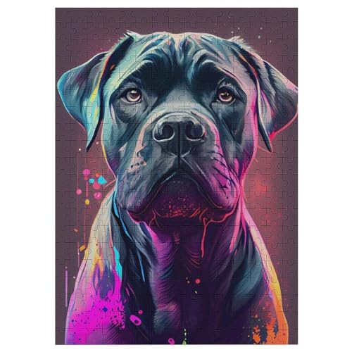 Holzpuzzle 300 Teile, Cane Corso Bunt Puzzles Erwachsene Und Kinder, Am Besten Für Die Familienspielsammlung 42×30cm Holzpuzzle 300 Teile, Cane Corso Bunt Puzzles Erwachsene Und Kinder, Am Besten Für Die Familienspielsammlung 42×30cm von LTTTT