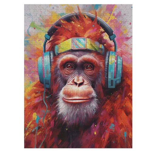 Holzpuzzle 500 Teile, Gorilla Puzzles Erwachsene Und Kinder, Am Besten Für Die Familienspielsammlung 55×41cm Holzpuzzle 500 Teile, Gorilla Puzzles Erwachsene Und Kinder, Am Besten Für Die Familienspielsammlung 55×41cm von LTTTT