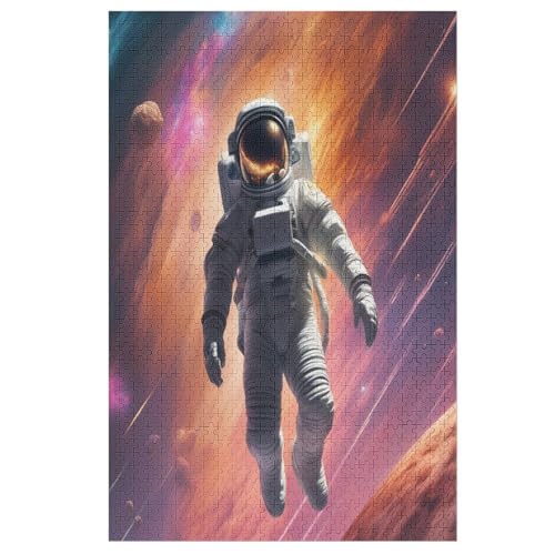 Holzpuzzle Astronaut Puzzle 1000 Teile Erwachsene Klassische Pädagogisches Spielzeug Kinder Lernspiel Herausforderndes Puzzles 78×53cm Holzpuzzle Astronaut Puzzle 1000 Teile Erwachsene Klassische Pädagogisches Spielzeug Kinder Lernspiel Herausforderndes Puzzles 78×53cm von LTTTT