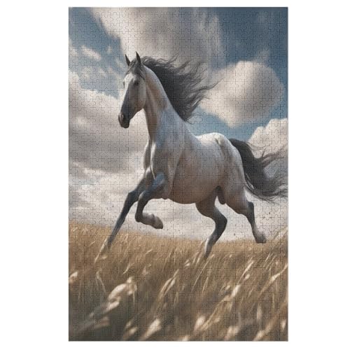 Holzpuzzle Horse Puzzle 1000 Teile Erwachsene Klassische Pädagogisches Spielzeug Kinder Lernspiel Herausforderndes Puzzles 78×53cm Holzpuzzle Horse Puzzle 1000 Teile Erwachsene Klassische Pädagogisches Spielzeug Kinder Lernspiel Herausforderndes Puzzles 78×53cm von LTTTT