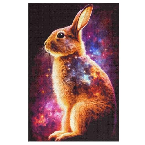 Holzpuzzle Kaninchen Puzzle 1000 Teile Erwachsene Klassische Pädagogisches Spielzeug Kinder Lernspiel Herausforderndes Puzzles 78×53cm Holzpuzzle Kaninchen Puzzle 1000 Teile Erwachsene Klassische Pädagogisches Spielzeug Kinder Lernspiel Herausforderndes Puzzles 78×53cm von LTTTT