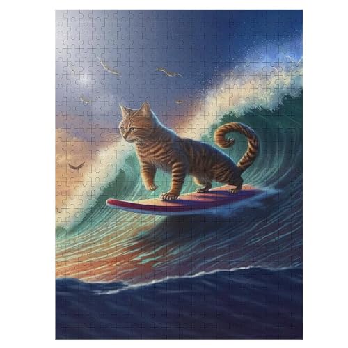 Holzpuzzle Katze Puzzle 500 Teile Erwachsene Klassische Pädagogisches Spielzeug Kinder Lernspiel Herausforderndes Puzzles 55×41cm Holzpuzzle Katze Puzzle 500 Teile Erwachsene Klassische Pädagogisches Spielzeug Kinder Lernspiel Herausforderndes Puzzles 55×41cm von LTTTT