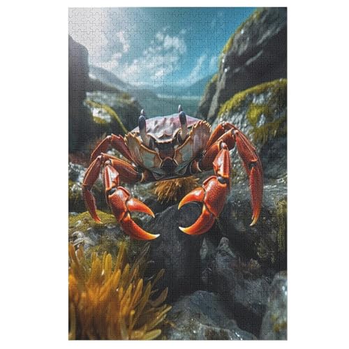 Holzpuzzle Krabbe Puzzle 1000 Teile Erwachsene Klassische Pädagogisches Spielzeug Kinder Lernspiel Herausforderndes Puzzles 78×53cm Holzpuzzle Krabbe Puzzle 1000 Teile Erwachsene Klassische Pädagogisches Spielzeug Kinder Lernspiel Herausforderndes Puzzles 78×53cm von LTTTT
