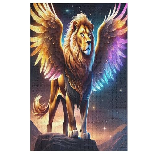 Holzpuzzle Löwe Puzzle 1000 Teile Erwachsene Klassische Pädagogisches Spielzeug Kinder Lernspiel Herausforderndes Puzzles 78×53cm Holzpuzzle Löwe Puzzle 1000 Teile Erwachsene Klassische Pädagogisches Spielzeug Kinder Lernspiel Herausforderndes Puzzles 78×53cm von LTTTT