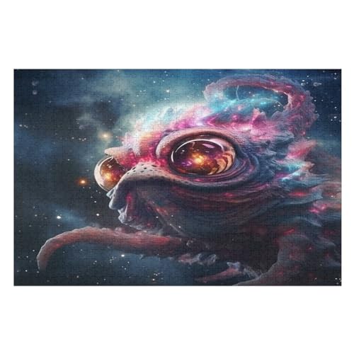 Holzpuzzle Oktopus Puzzle 1000 Teile Erwachsene Klassische Pädagogisches Spielzeug Kinder Lernspiel Herausforderndes Puzzles （75×50cm） von LTTTT