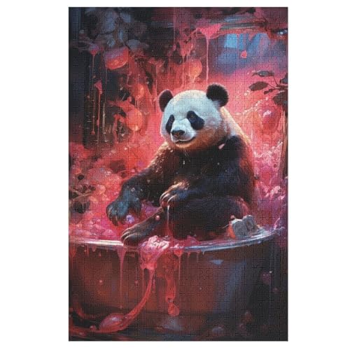 Holzpuzzle Panda Puzzle 1000 Teile Erwachsene Klassische Pädagogisches Spielzeug Kinder Lernspiel Herausforderndes Puzzles 78×53cm Holzpuzzle Panda Puzzle 1000 Teile Erwachsene Klassische Pädagogisches Spielzeug Kinder Lernspiel Herausforderndes Puzzles 78×53cm von LTTTT