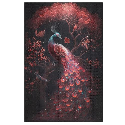 Holzpuzzle Pfau Puzzle 1000 Teile Erwachsene Klassische Pädagogisches Spielzeug Kinder Lernspiel Herausforderndes Puzzles 78×53cm Holzpuzzle Pfau Puzzle 1000 Teile Erwachsene Klassische Pädagogisches Spielzeug Kinder Lernspiel Herausforderndes Puzzles 78×53cm von LTTTT