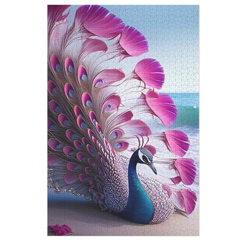 Holzpuzzle Pfau Puzzle 1000 Teile Erwachsene Klassische Pädagogisches Spielzeug Kinder Lernspiel Herausforderndes Puzzles 78×53cm Holzpuzzle Pfau Puzzle 1000 Teile Erwachsene Klassische Pädagogisches Spielzeug Kinder Lernspiel Herausforderndes Puzzles 78×53cm von LTTTT
