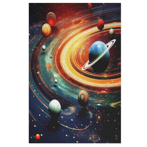 Holzpuzzle Planet Puzzle 1000 Teile Erwachsene Klassische Pädagogisches Spielzeug Kinder Lernspiel Herausforderndes Puzzles 78×53cm Holzpuzzle Planet Puzzle 1000 Teile Erwachsene Klassische Pädagogisches Spielzeug Kinder Lernspiel Herausforderndes Puzzles 78×53cm von LTTTT