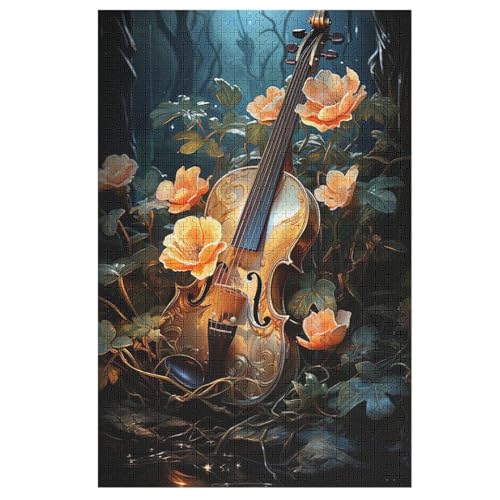 Holzpuzzle Violine Puzzle 1000 Teile Erwachsene Klassische Pädagogisches Spielzeug Kinder Lernspiel Herausforderndes Puzzles 78×53cm Holzpuzzle Violine Puzzle 1000 Teile Erwachsene Klassische Pädagogisches Spielzeug Kinder Lernspiel Herausforderndes Puzzles 78×53cm von LTTTT