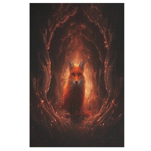 Holzpuzzles 1000 Teile Animal Fuchs -Puzzle Für Jungen Und Mädchen, Schwierigkeitsgrad, Lernspiele, Familienspielzeug 78×53cm Holzpuzzles 1000 Teile Animal Fuchs -Puzzle Für Jungen Und Mädchen, Schwierigkeitsgrad, Lernspiele, Familienspielzeug 78×53cm von LTTTT