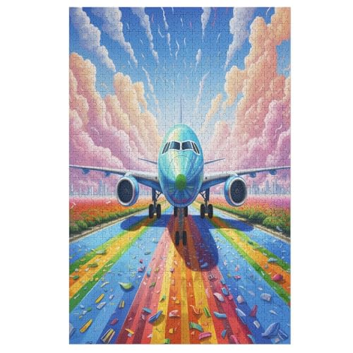 Holzpuzzles 1000 Teile Flugzeug -Puzzle Für Jungen Und Mädchen, Schwierigkeitsgrad, Lernspiele, Familienspielzeug 78×53cm Holzpuzzles 1000 Teile Flugzeug -Puzzle Für Jungen Und Mädchen, Schwierigkeitsgrad, Lernspiele, Familienspielzeug 78×53cm von LTTTT
