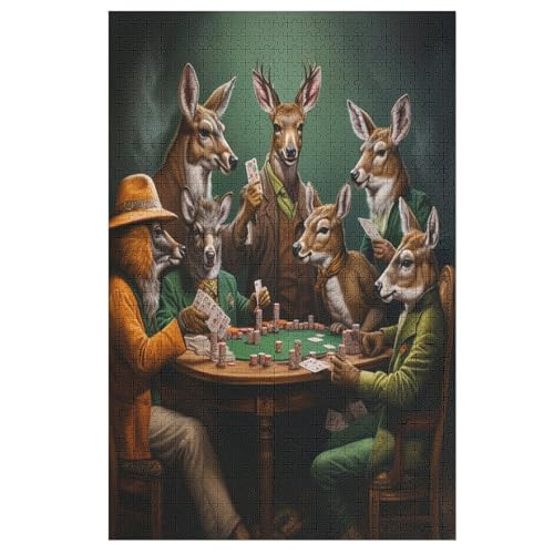 Holzpuzzles 1000 Teile Hirsch -Puzzle Für Jungen Und Mädchen, Schwierigkeitsgrad, Lernspiele, Familienspielzeug 78×53cm Holzpuzzles 1000 Teile Hirsch -Puzzle Für Jungen Und Mädchen, Schwierigkeitsgrad, Lernspiele, Familienspielzeug 78×53cm von LTTTT