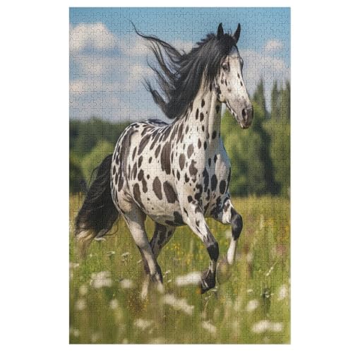 Holzpuzzles 1000 Teile Horse -Puzzle Für Jungen Und Mädchen, Schwierigkeitsgrad, Lernspiele, Familienspielzeug 78×53cm Holzpuzzles 1000 Teile Horse -Puzzle Für Jungen Und Mädchen, Schwierigkeitsgrad, Lernspiele, Familienspielzeug 78×53cm von LTTTT