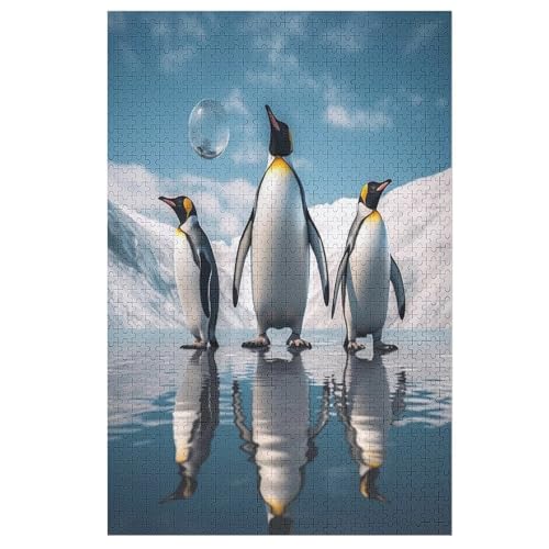 Holzpuzzles 1000 Teile Pinguin -Puzzle Für Jungen Und Mädchen, Schwierigkeitsgrad, Lernspiele, Familienspielzeug 78×53cm Holzpuzzles 1000 Teile Pinguin -Puzzle Für Jungen Und Mädchen, Schwierigkeitsgrad, Lernspiele, Familienspielzeug 78×53cm von LTTTT