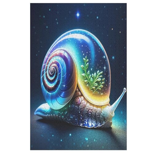 Holzpuzzles 1000 Teile Schnecke -Puzzle Für Jungen Und Mädchen, Schwierigkeitsgrad, Lernspiele, Familienspielzeug 78×53cm Holzpuzzles 1000 Teile Schnecke -Puzzle Für Jungen Und Mädchen, Schwierigkeitsgrad, Lernspiele, Familienspielzeug 78×53cm von LTTTT