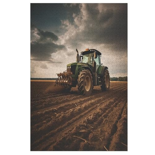 Holzpuzzles 1000 Teile Traktor -Puzzle Für Jungen Und Mädchen, Schwierigkeitsgrad, Lernspiele, Familienspielzeug 78×53cm Holzpuzzles 1000 Teile Traktor -Puzzle Für Jungen Und Mädchen, Schwierigkeitsgrad, Lernspiele, Familienspielzeug 78×53cm von LTTTT