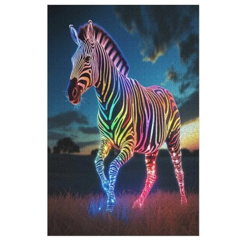Holzpuzzles 1000 Teile Zebra -Puzzle Für Jungen Und Mädchen, Schwierigkeitsgrad, Lernspiele, Familienspielzeug 78×53cm Holzpuzzles 1000 Teile Zebra -Puzzle Für Jungen Und Mädchen, Schwierigkeitsgrad, Lernspiele, Familienspielzeug 78×53cm von LTTTT