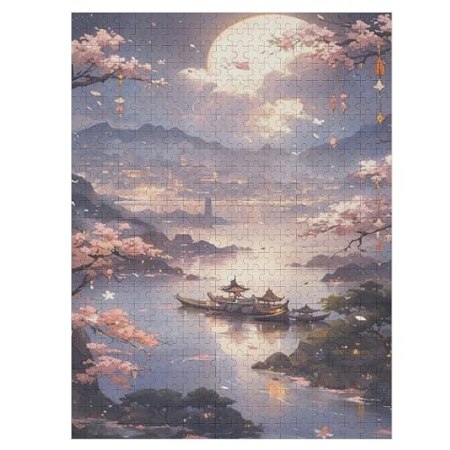 Holzpuzzles 500 Teile Japan Style -Puzzle Für Jungen Und Mädchen, Schwierigkeitsgrad, Lernspiele, Familienspielzeug 55×41cm Holzpuzzles 500 Teile Japan Style -Puzzle Für Jungen Und Mädchen, Schwierigkeitsgrad, Lernspiele, Familienspielzeug 55×41cm von LTTTT
