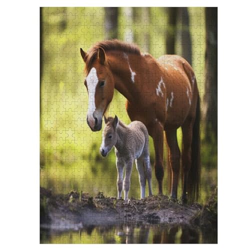 Horse 500 Teile Premium-Puzzles Für Erwachsene Kinder- Holzpuzzles Spaß Und Lernspiele - Perfekte Puzzle-Geschenke 55×41cm Horse 500 Teile Premium-Puzzles Für Erwachsene Kinder- Holzpuzzles Spaß Und Lernspiele - Perfekte Puzzle-Geschenke 55×41cm von LTTTT