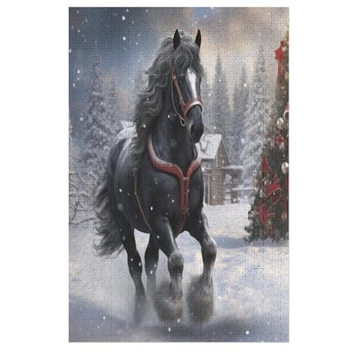 Horse Puzzle 1000 Teile, Holzpuzzle Für Erwachsene Kinder, Impossible Puzzles, Geschicklichkeitsspiel Für Die Ganze Familie 78×53cm Horse Puzzle 1000 Teile, Holzpuzzle Für Erwachsene Kinder, Impossible Puzzles, Geschicklichkeitsspiel Für Die Ganze Familie 78×53cm von LTTTT