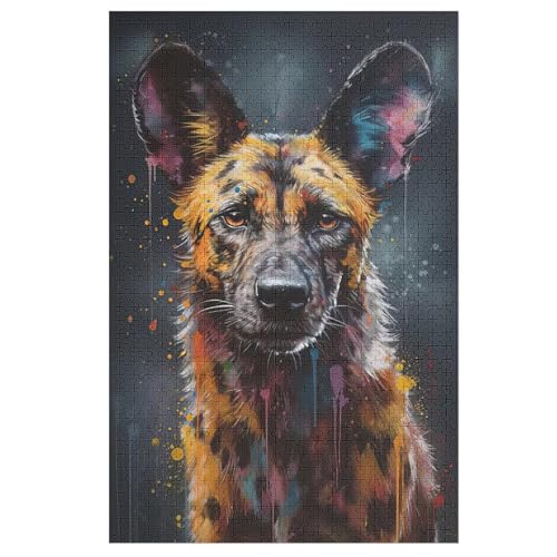 Hyäne-Puzzlespiel Aus Holz, 1000 Puzzleteile, Puzzle Für Teenager Und Erwachsene, Kreatives Spielzeug, Puzzles, 78×53cm Hyäne-Puzzlespiel Aus Holz, 1000 Puzzleteile, Puzzle Für Teenager Und Erwachsene, Kreatives Spielzeug, Puzzles, 78×53cm von LTTTT