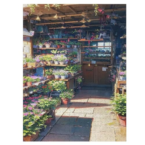 Japan Style 500 Teile Puzzles Für Erwachsene Holzpuzzle Familienpuzzlespiel Stressabbau-Puzzle Für Erwachsene Kinder Ab 12 Jahren 55×41cm von LTTTT