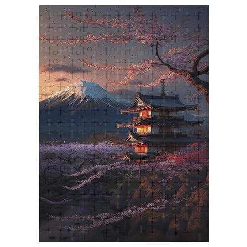Japan Style Holzpuzzle 300 Teile,Puzzles Für Erwachsene, Impossible Puzzle, Kinder Legespiel 42×30cm Japan Style Holzpuzzle 300 Teile,Puzzles Für Erwachsene, Impossible Puzzle, Kinder Legespiel 42×30cm von LTTTT
