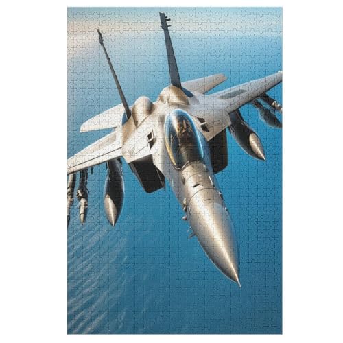 Kampfflugzeug Puzzle 1000 Teile, Holzpuzzle Herausforderndes Geschicklichkeitsspiel Für Die Ganze Familie, Kinder Erwachsenenpuzzle Ab 12 Jahren 78×53cm Kampfflugzeug Puzzle 1000 Teile, Holzpuzzle Herausforderndes Geschicklichkeitsspiel Für Die Ganze Familie, Kinder Erwachsenenpuzzle Ab 12 Jahren 78×53cm von LTTTT