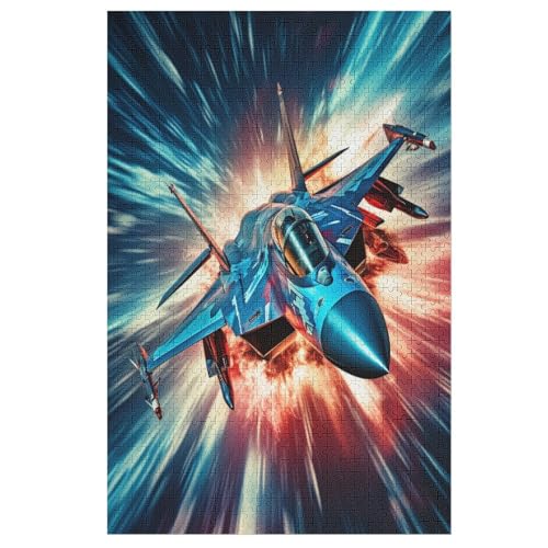 Kampfflugzeug Puzzles 1000 Teile Erwachsener Kniffel Spaß Für Die Ganze Familie, Holzpuzzle Kinder Erwachsene, Impossible Puzzle Schwer 78×53cm Kampfflugzeug Puzzles 1000 Teile Erwachsener Kniffel Spaß Für Die Ganze Familie, Holzpuzzle Kinder Erwachsene, Impossible Puzzle Schwer 78×53cm von LTTTT