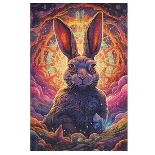 Kaninchen-Puzzlespiel Aus Holz, 1000 Puzzleteile, Puzzle Für Teenager Und Erwachsene, Kreatives Spielzeug, Puzzles, 78×53cm Kaninchen-Puzzlespiel Aus Holz, 1000 Puzzleteile, Puzzle Für Teenager Und Erwachsene, Kreatives Spielzeug, Puzzles, 78×53cm von LTTTT